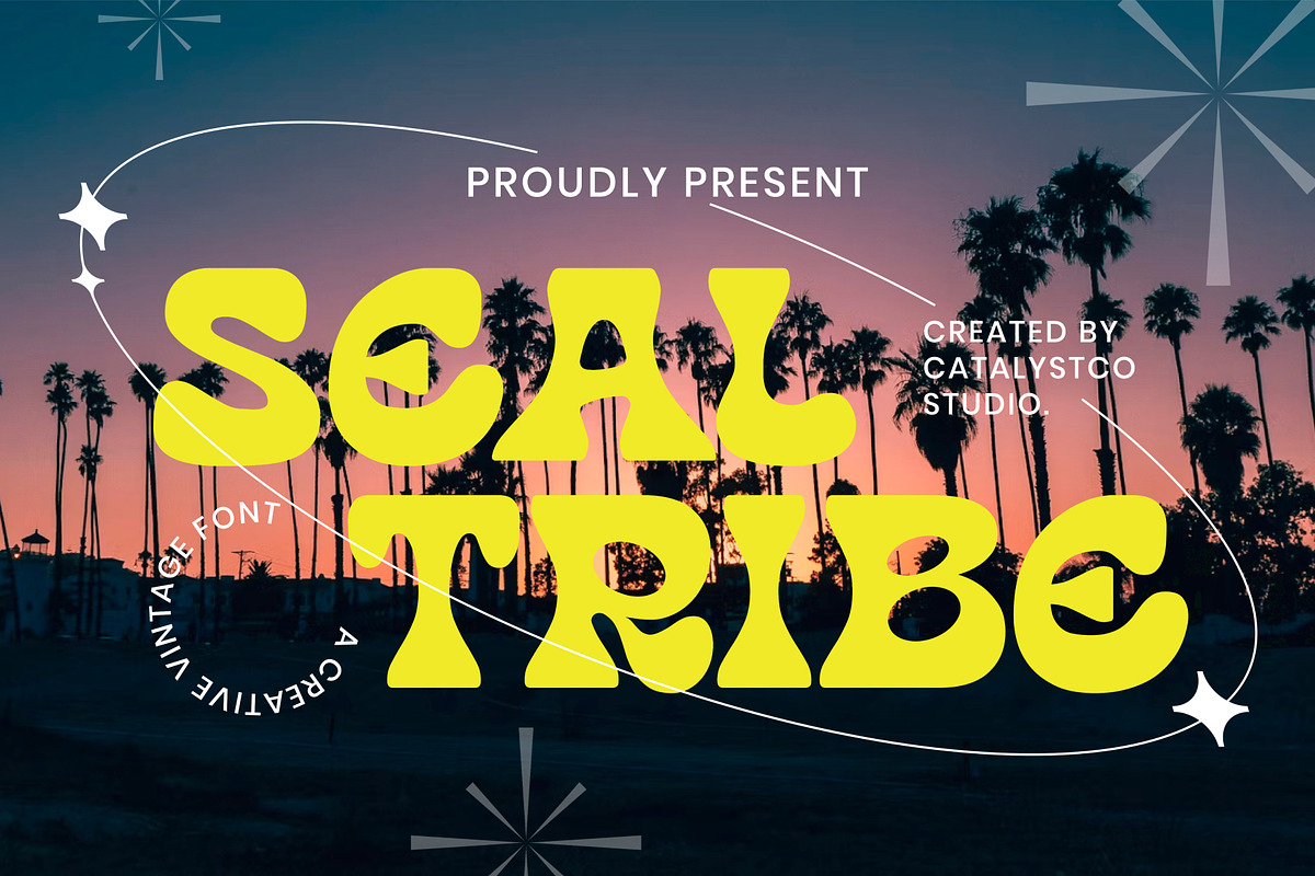 Seal Tribe Creative Vintage Font, a Handwritten Font by Catalystco Studio (Photo 1 of 7)