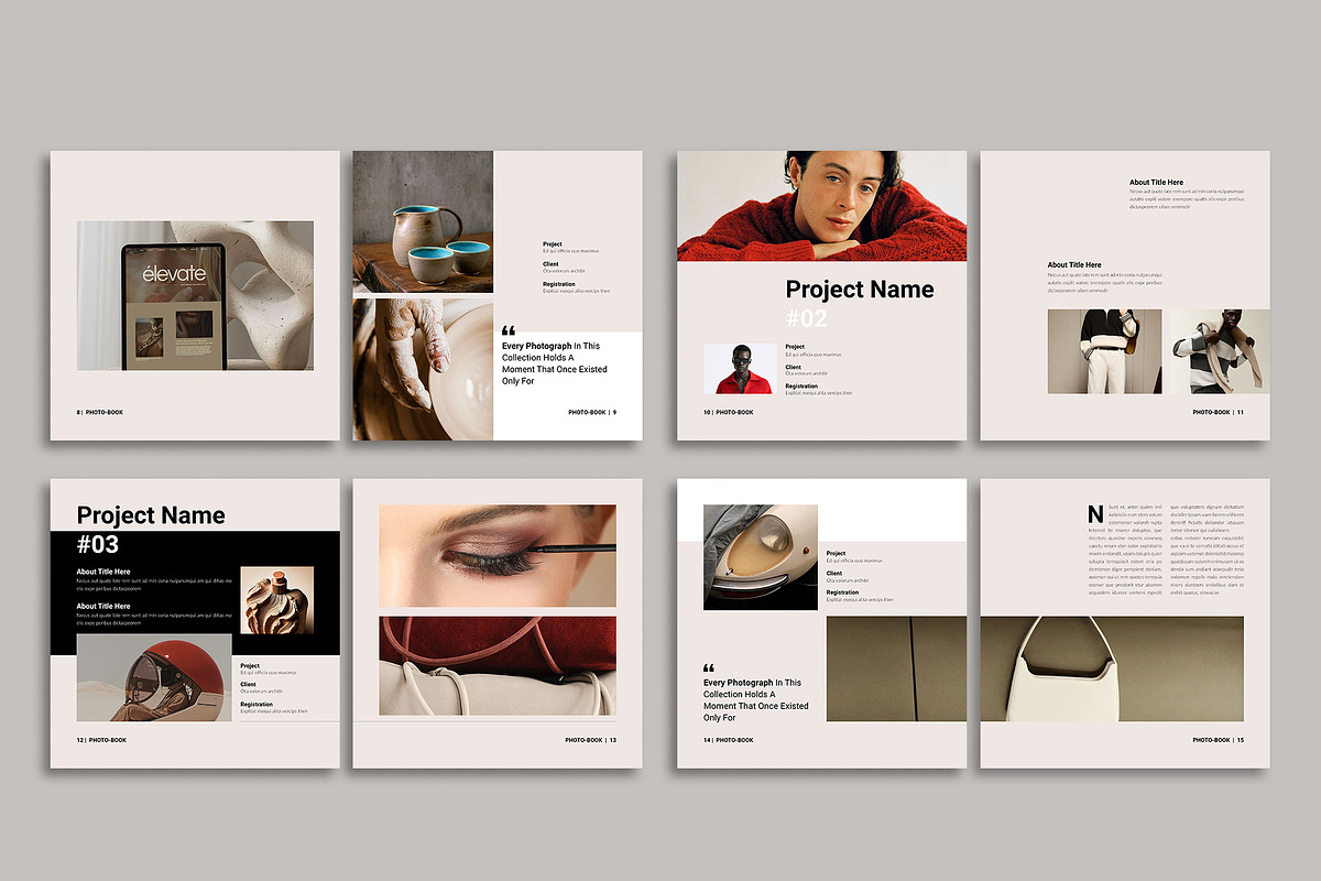 Photo Book Template | Portfolio, a Magazine Template by Spark_Creative (Photo 14 of 15)