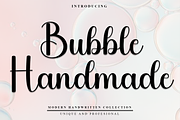 Bubble Handmade, a Handwritten Font by FreshTypeINK (Thumbnail 1 of 8)