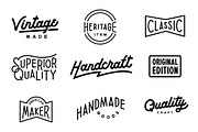 Vintage Badge Pack, an Object Graphic by Nomad Stockpile (Thumbnail 2 of 3)