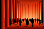 Group of business people walking, a Finance Illustration by Lermont51 (Thumbnail 2 of 3)