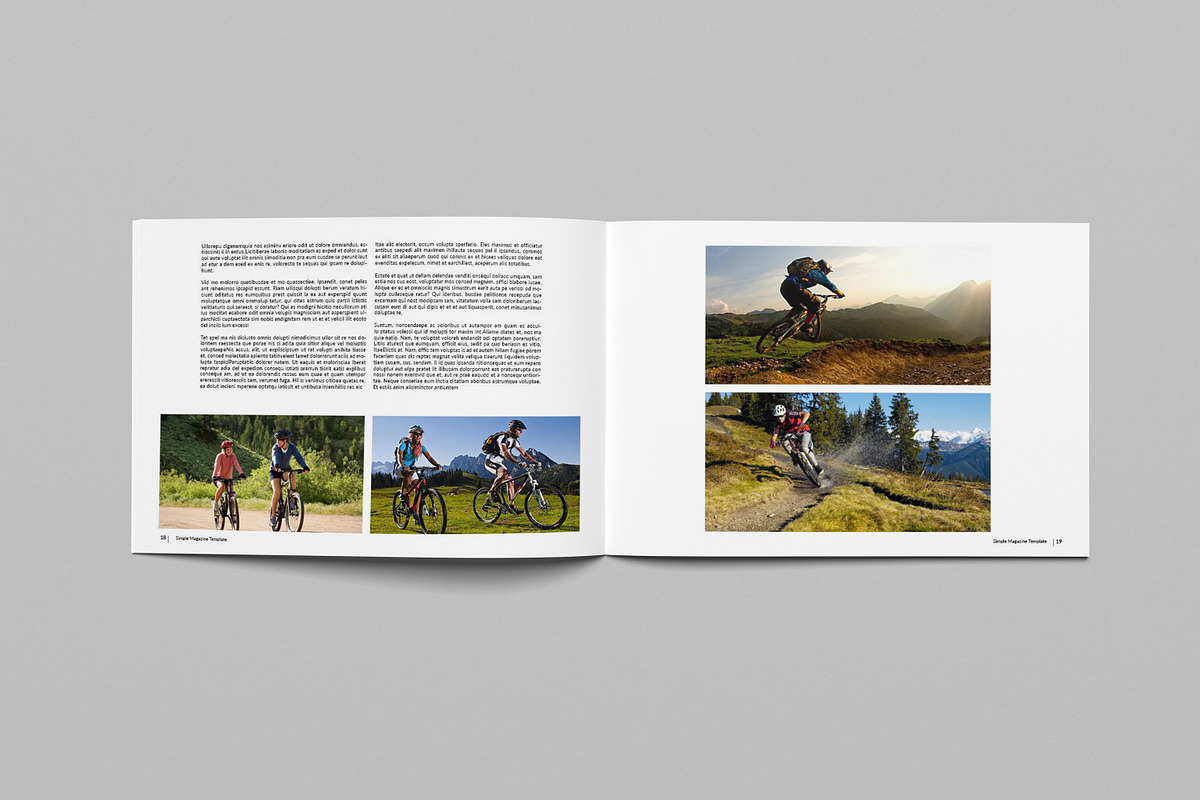 Landscape Magazine Template III, a Magazine Template by Uloel Design (Photo 7 of 12)