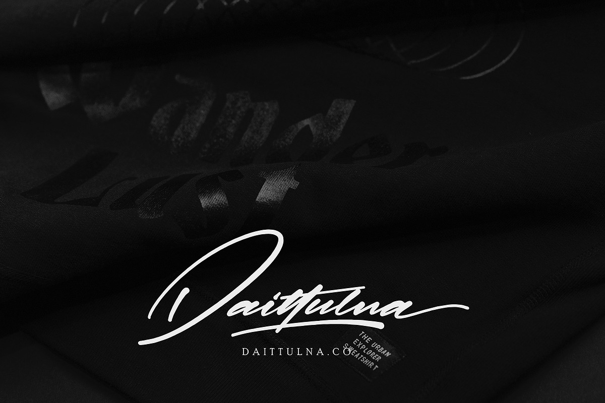 Rittaba, a Script Font by pineungtype (Photo 6 of 6)