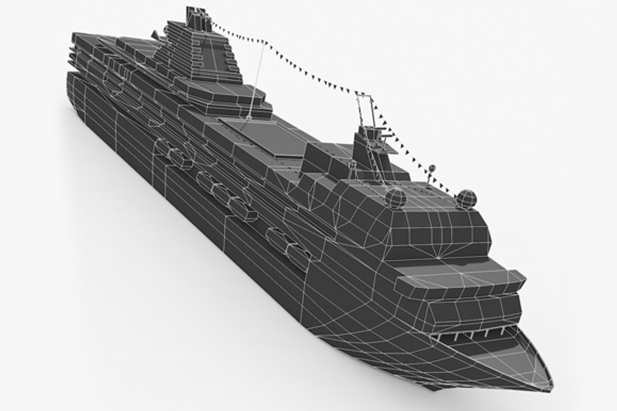 Cruise Ship, a Cars & Vehicle 3D Model by MOTHERHUNTER 3D (Photo 6 of 7)