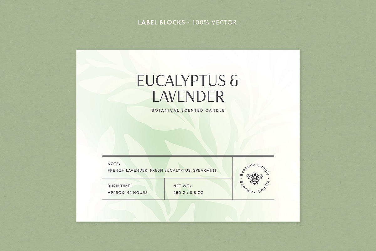 Product Label Template Set, a Stationery Template by BrandPacks (Photo 6 of 14)