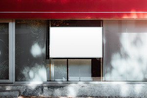 Storefront Poster Mockup