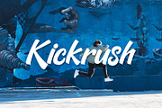 Kickrush, a Font by Hustletter (Thumbnail 1 of 6)