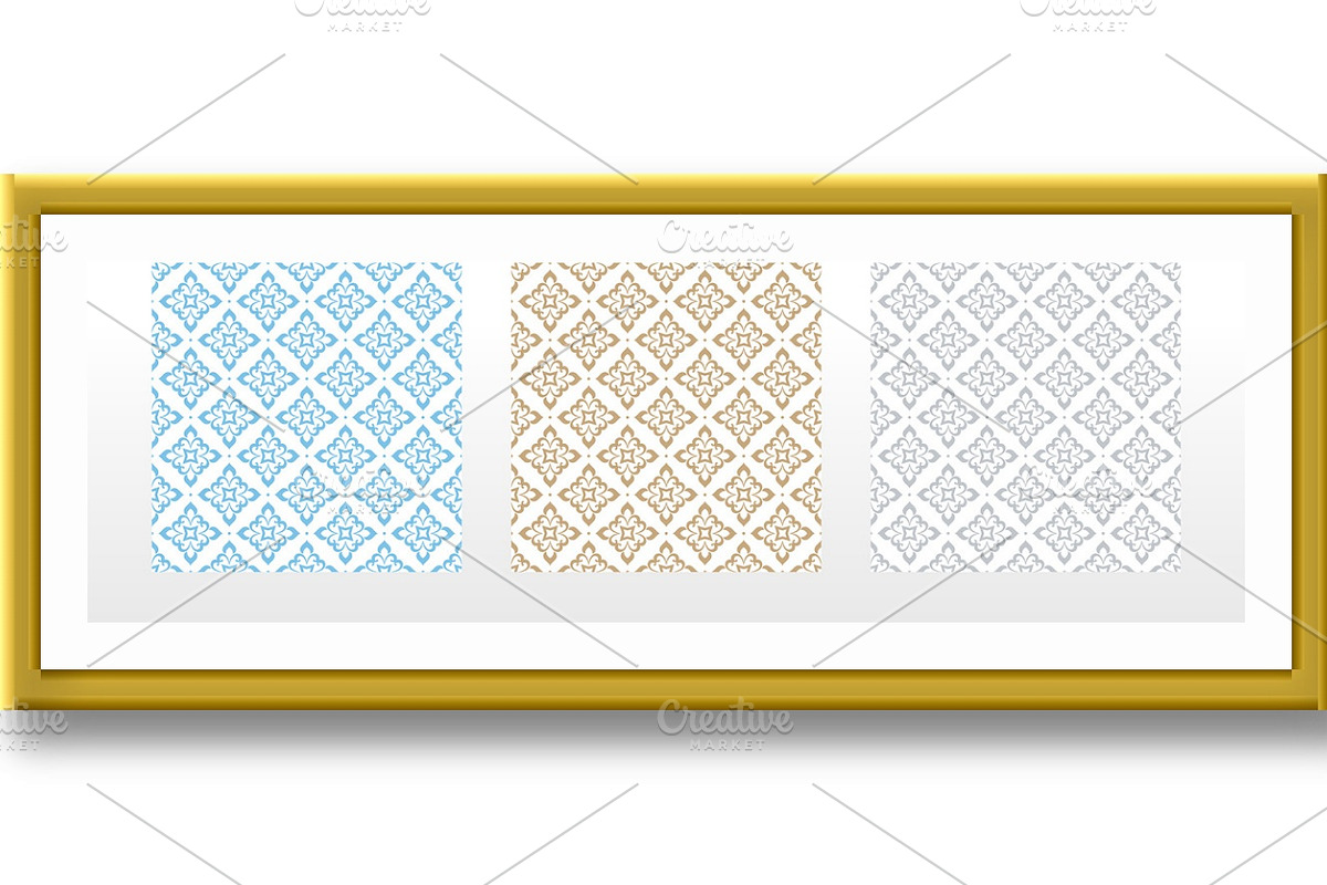 Collection of flower patterns., a Pattern Graphic by RODINA (Photo 2 of 3)