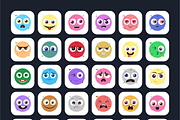 Flat Smiley Vectors, an Emoji Icon by Brickclay (Thumbnail 7 of 8)
