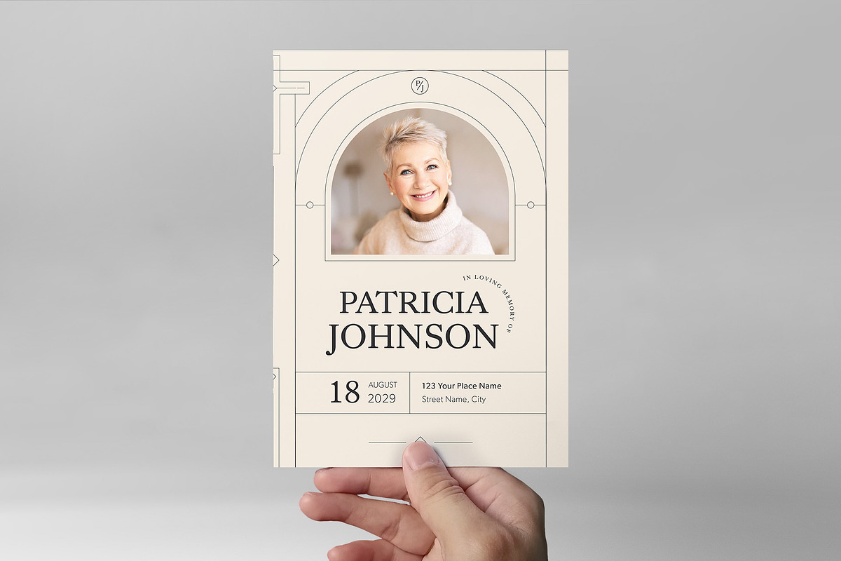 Funeral Program Template, a Flyer Template by BrandPacks (Photo 3 of 6)