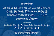 Humming - Monoscript Font, a Script Font by Garisman Std (Thumbnail 9 of 11)