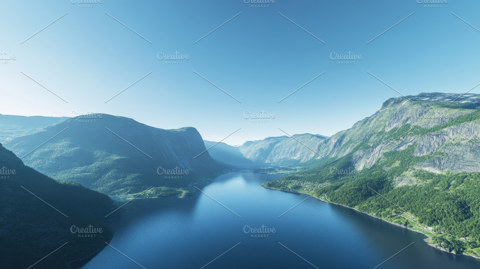 Stunning fjord landscape, a Photo by Beautiful things