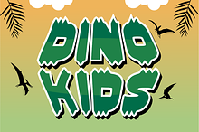 Dino Kids - Playful Dinosaur Font
