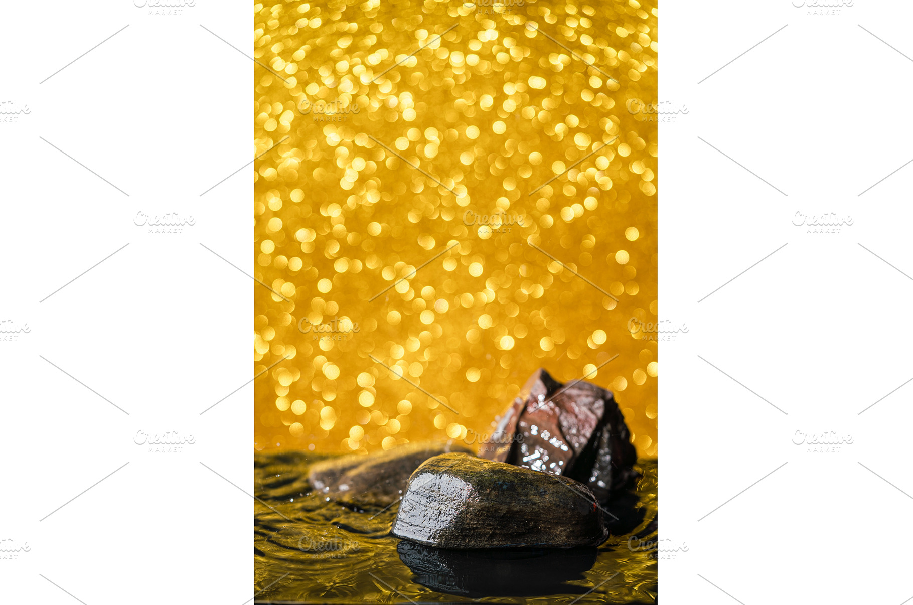 stone podium with water, a Nature Photo by piter.goskov