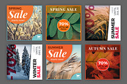 12 Instagram Seasonal Sale Banner, a Social Media Template by PhotoMarket (Thumbnail 3 of 4)