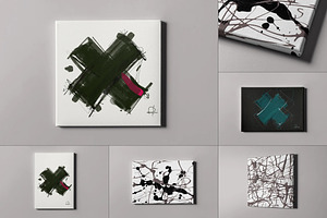 Canvas Mock-up, an Advertising Mockup by zippypixelstudio