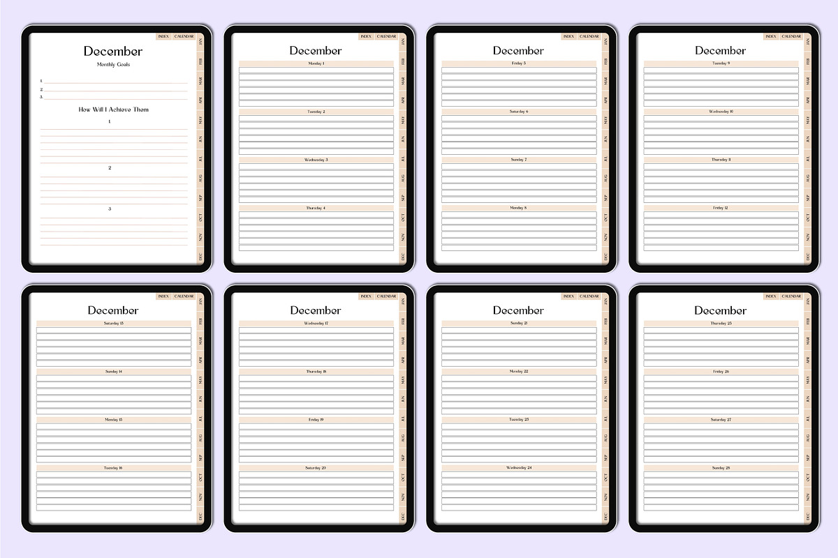 2025 Moon And Astrology Digital, a Stationery Template by Mustafiz (Photo 6 of 7)