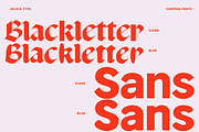 Contrue Fonte | Font Duo, a Blackletter Font by Jolicia Type (Thumbnail 2 of 13)