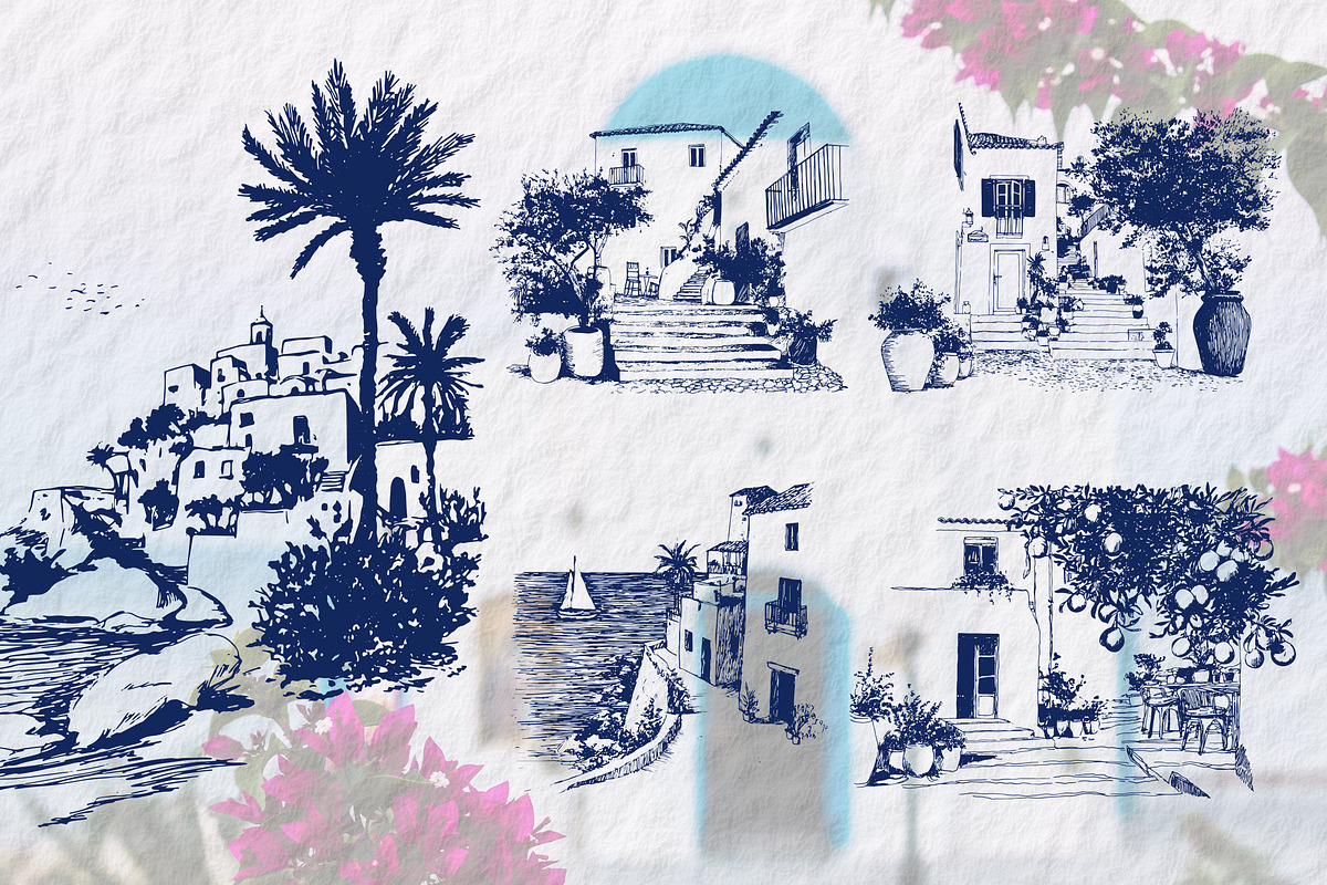 Mediterranean aesthetics, a Decorative Illustration by Chikovnaya (Photo 8 of 17)