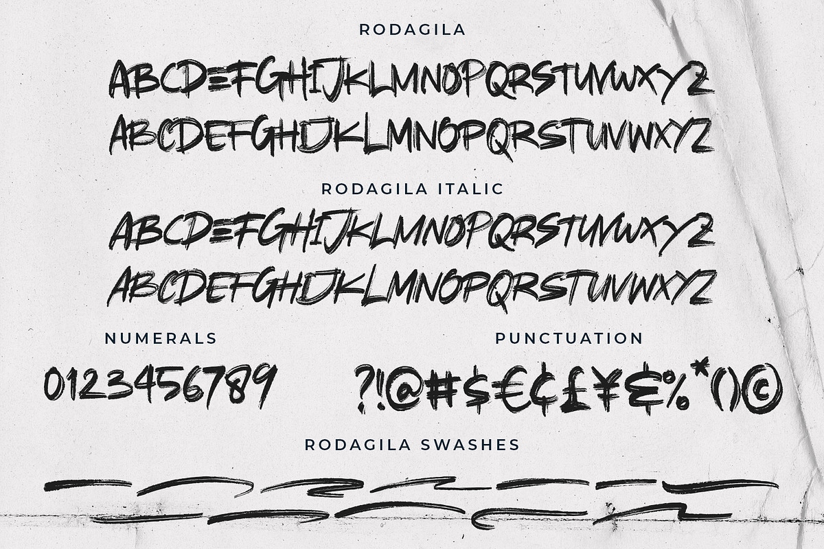 RODAGILA | Brush Font, a Font by Awanstudio (Photo 8 of 9)