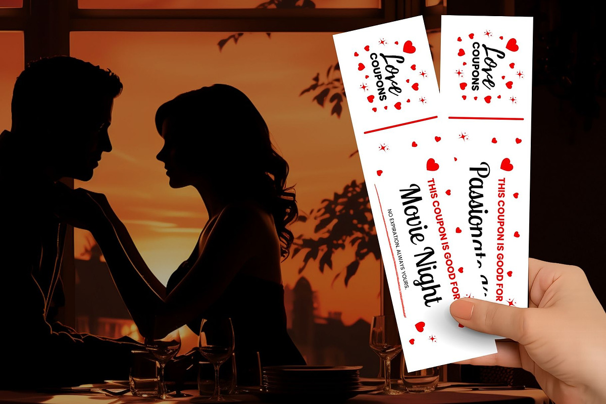 Love Coupons Book Printable Canva, a Print Template by GraphiCarola (Photo 4 of 8)