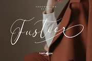 Fustier, a Handwritten Font by Nathatype (Thumbnail 1 of 10)