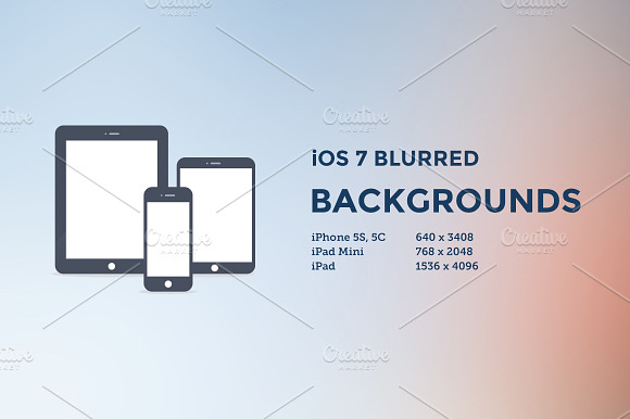 iOS 7 Blurred Backgrounds preview 6