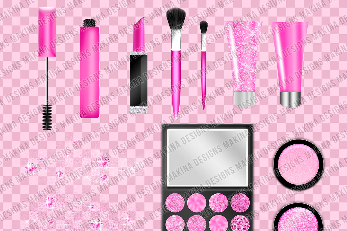 Makeup Clipart, an Object Graphic by Makina Designs (Photo 2 of 2)