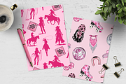 COWGIRL COQUETTE PAPERS PACK, a Background Graphic by The GG Shop (Thumbnail 4 of 6)