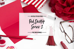 Red Desktop Photo Bundle Series 2