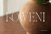 KOWENI, a Serif Font by Muflieart (Thumbnail 1 of 9)