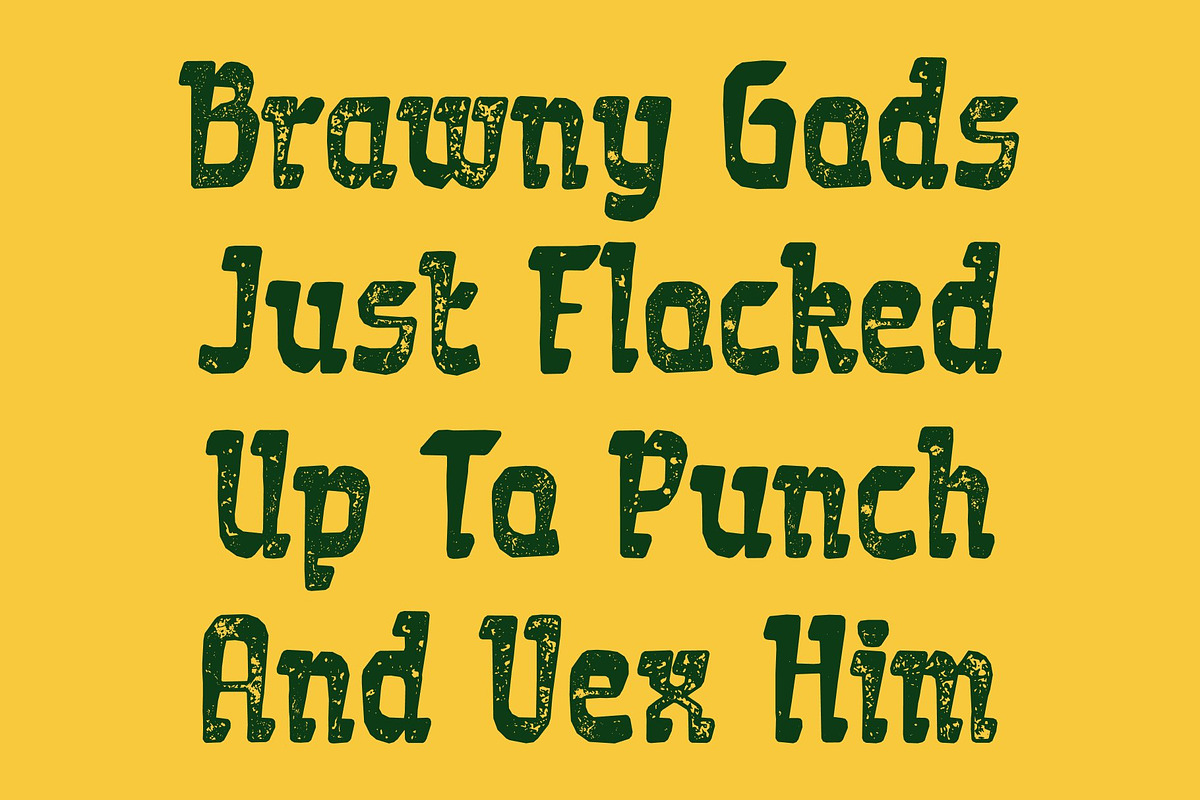 CS Ramos Stamp, a Serif Font by Craft Supply Co. (Photo 5 of 8)