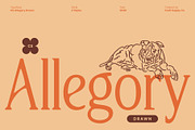 CS Allegory Drawn, a Serif Font by Craft Supply Co. (Thumbnail 1 of 8)