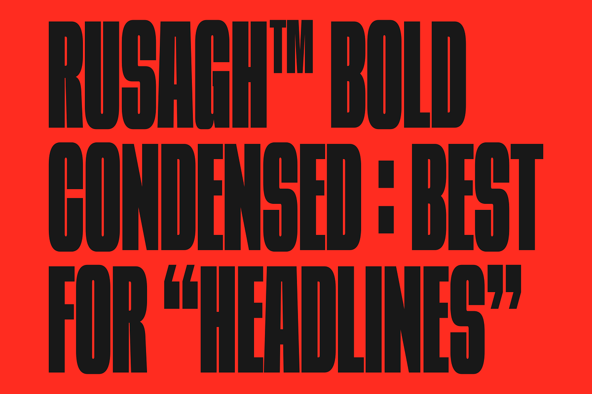 Rusagh, a Font by A.Budianto (Photo 3 of 6)
