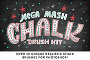 Realistic Photoshop Chalk Brushes!, a Brush Add-On by studio.pancz (Thumbnail 2 of 6)