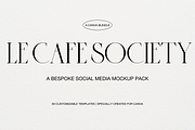 Cafe Society Social Media Templates, a Social Media Template by Le Maison Bohem (Thumbnail 8 of 11)