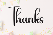 Birthday | Script Font, a Handwritten Font by Scratchones (Thumbnail 9 of 9)