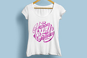 Happy Birthday Round Lettering, a Decorative Illustration by Royaltype (Thumbnail 5 of 5)