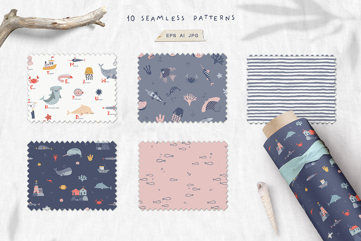 Ocean Life. Nautical Illustrations., an Animal Illustration by Lori Room (Photo 6 of 15)