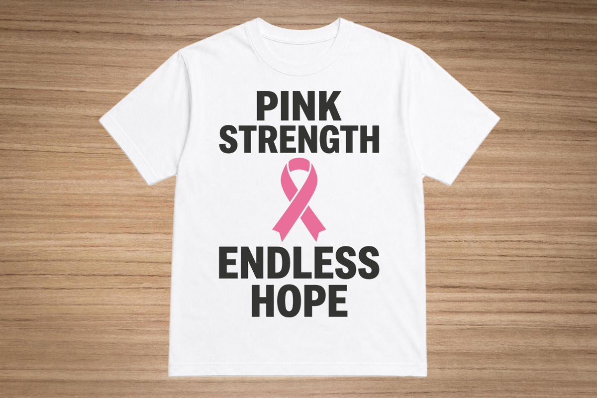 Breast cancer awareness T-shirt, an Object Graphic by hafijul (Photo 1 of 3)