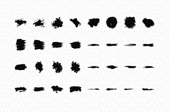 Splatters Vector Graphic Elements