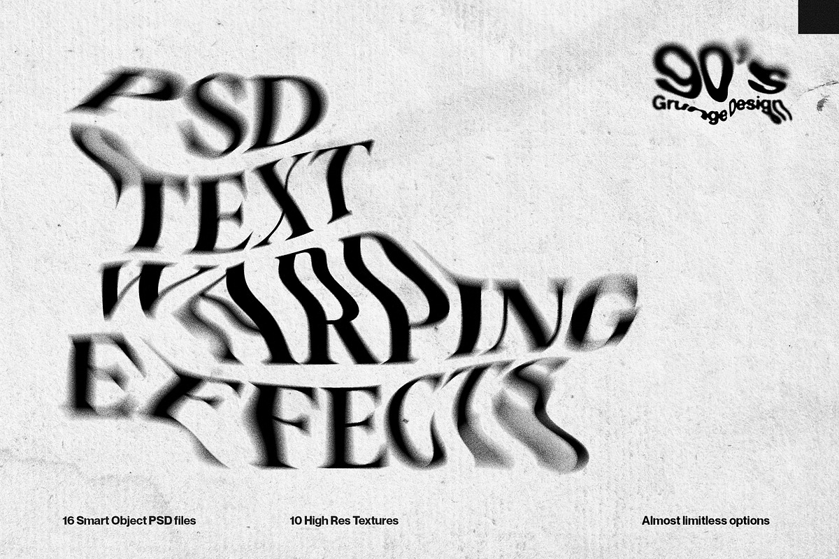Warped Photoshop Text Effects, an Action Add-On by Twinbrush (Photo 1 of 12)