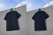 Realistic T-shirt on Wall Mockup, an Apparel Mockup by Uncentrifuged Pressure (Thumbnail 2 of 9)