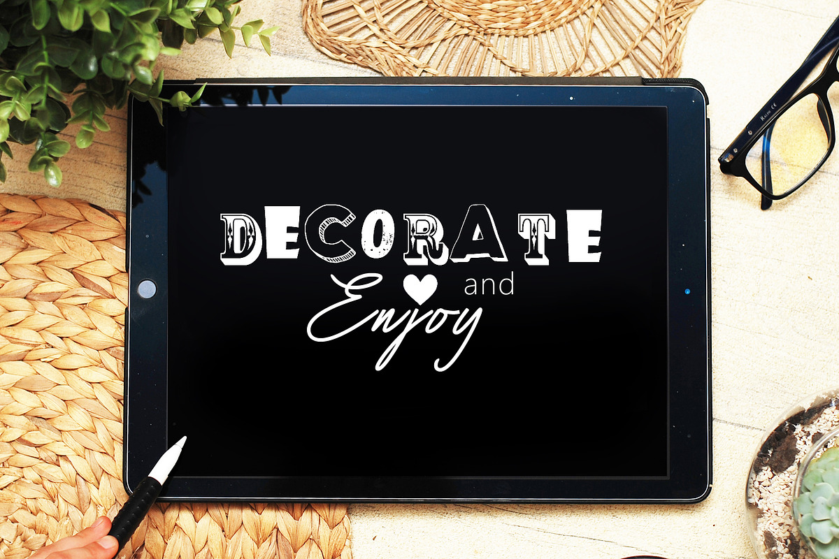 Vintage Lettering Decoration creator, a Brush Add-On by Letter Elfa Studio (Photo 9 of 9)
