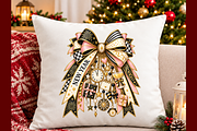 Luxurious New Year Bow Charm Cascade, a Seasonal Illustration by Printable Design Store (Thumbnail 3 of 5)