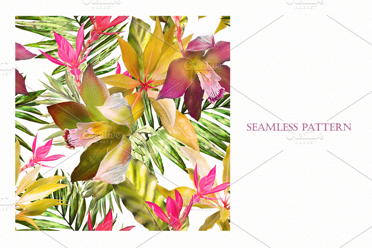 Tropical collection. Summer design., a Decorative Illustration by Lisima (Photo 11 of 19)