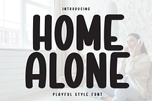 Home Alone | Script Font