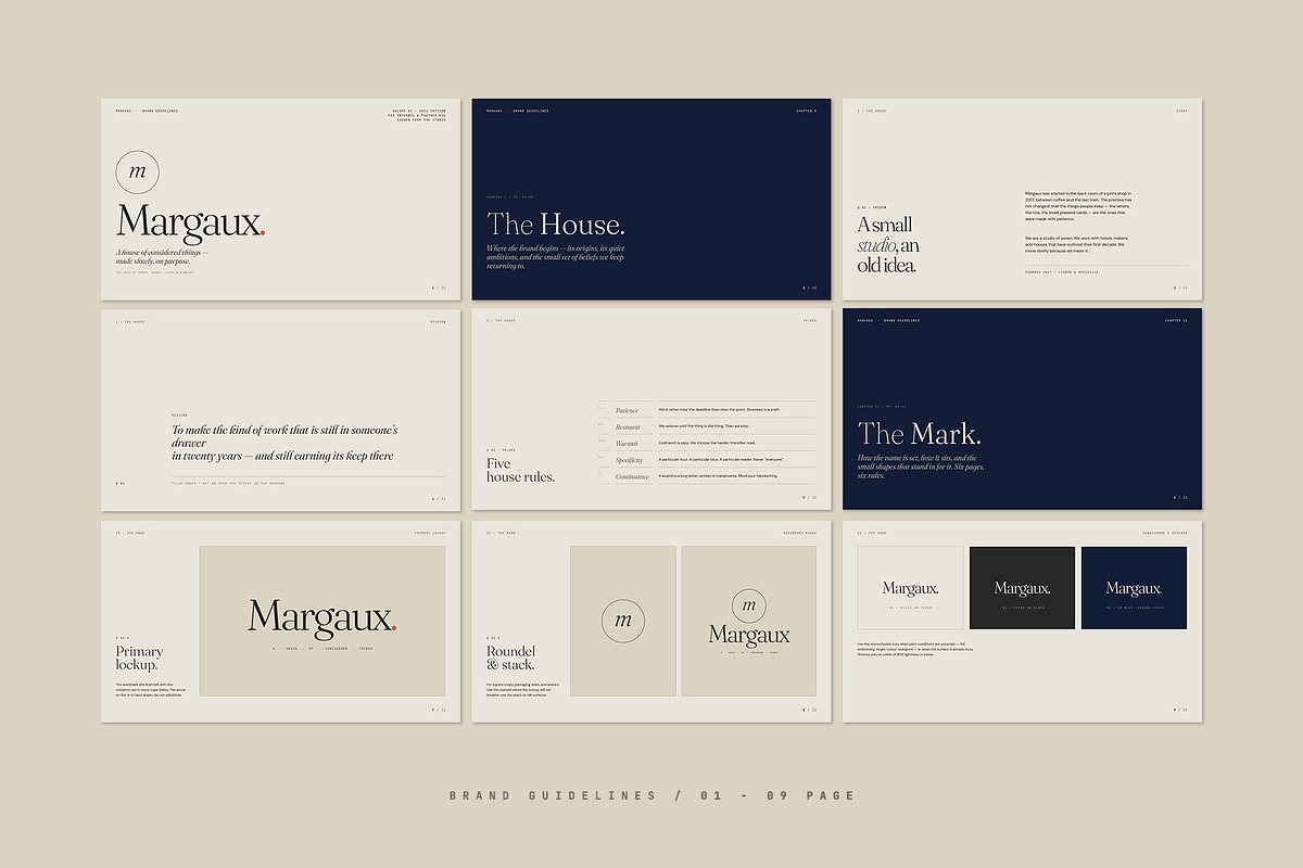 MARGAUX / Brand Guidelines Template, a Presentation Template by Leleka.Store (Photo 10 of 17)