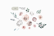 -50% MODERN BOHO: watercolor floral, an Object Graphic by Lana Elanor (Thumbnail 7 of 12)