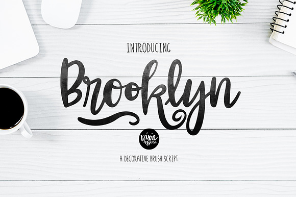 BROOKLYN Bold Script Font preview 7